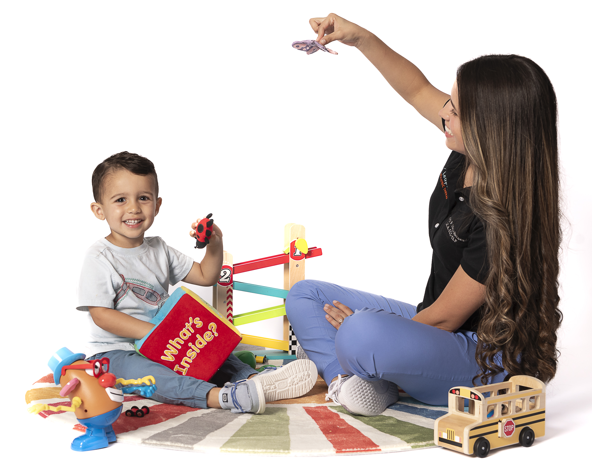 Child engaged in speech therapy session at Leapstar